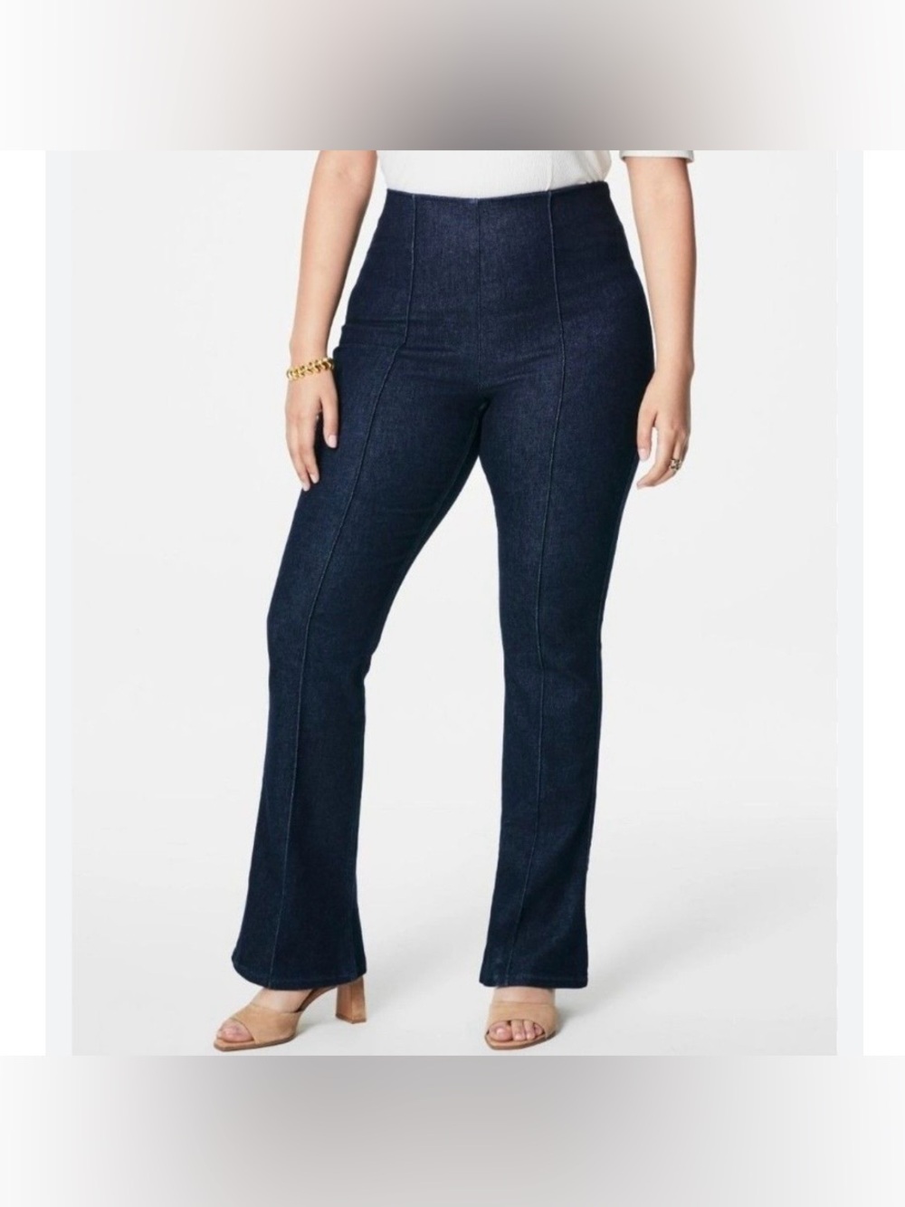 NWT Spanx Zero Waistband Micro Flare Jean Pants Size 2X